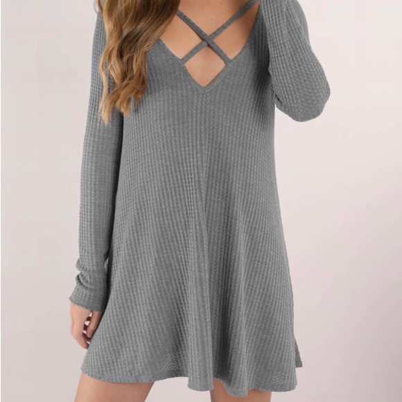 Tobi Swing Dress (Grey) - Picture 3 of 4